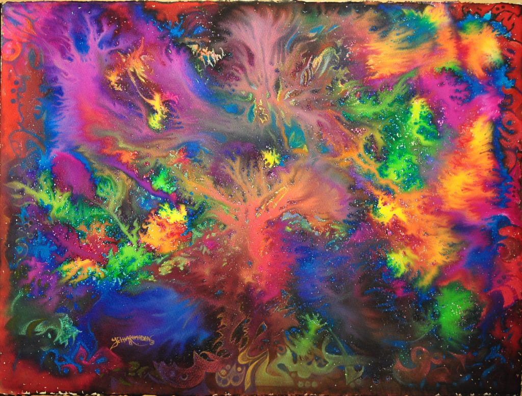 EL AMOR ERES TU III. ACUARELA Y PASTEL. 2011. YEHIA YOUSSEF RAMADAN
