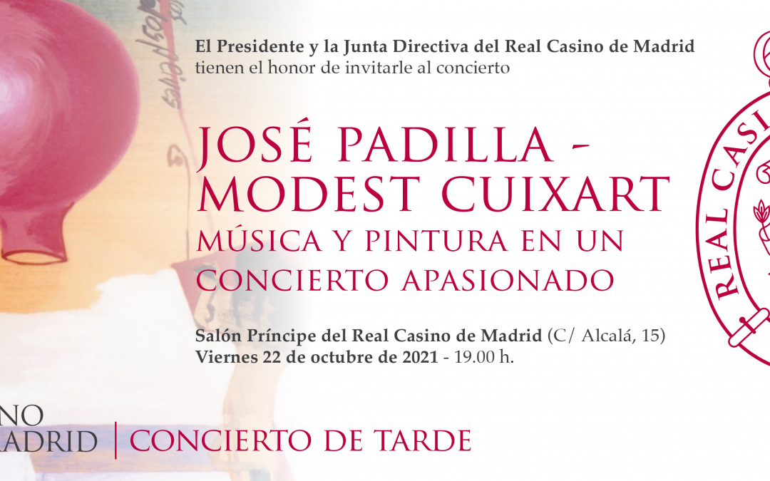 José Padilla – Modest Cuixart música y pintura en un concierto apasionado